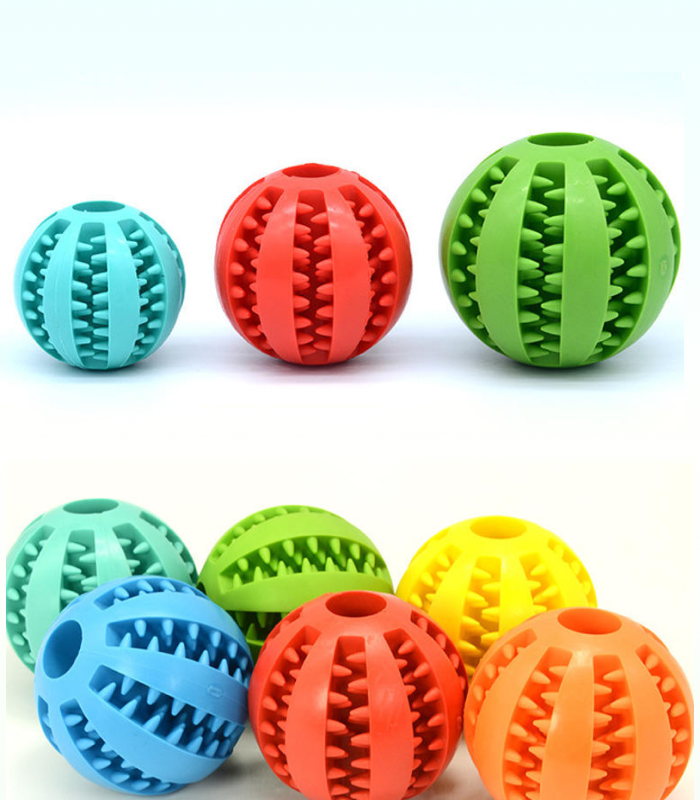 3 (4) Dog Treat Ball Fun Interactive Toy Ball - Image 1