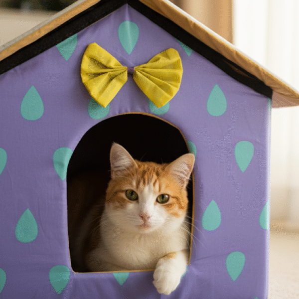 Cat House Hut Shaped -The Pets Hood