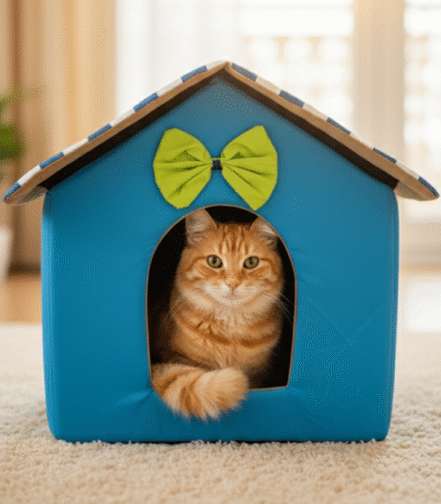 Cat House Hut Shaped -The Pets Hood