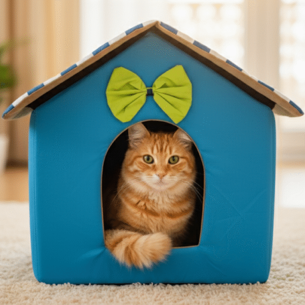 Cat House Hut Shaped -The Pets Hood