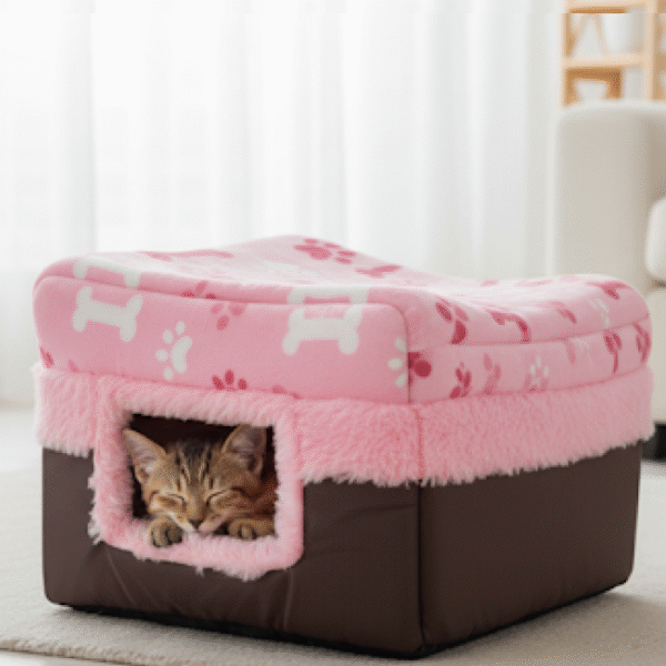2 in 1 XL Bed+House - The Pets Hood