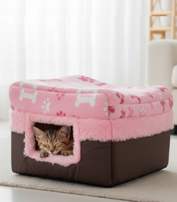 2 in 1 XL Bed+House - The Pets Hood 2 in 1 XL Bed+House - The Pets Hood