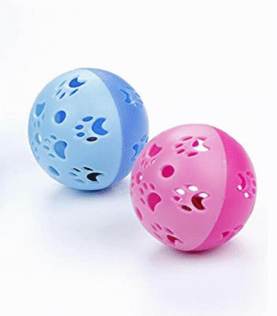 Plastic Paw Print Balls