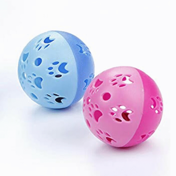 Plastic Paw Print Balls