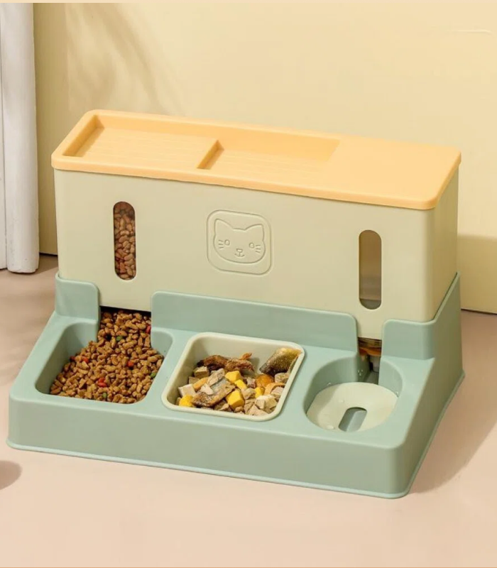 Frame 1171278401 3 in 1 Food and Water Dispenser Automatic Feeder - Image 1